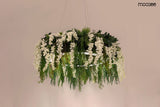 Gardens Wisteria 50 függőlámpa fekete – LED, művirág