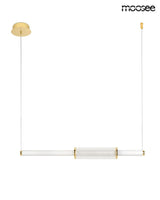 Libra függőlámpa arany – LED, fém, üveg