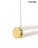 Libra függőlámpa arany – LED, fém, üveg