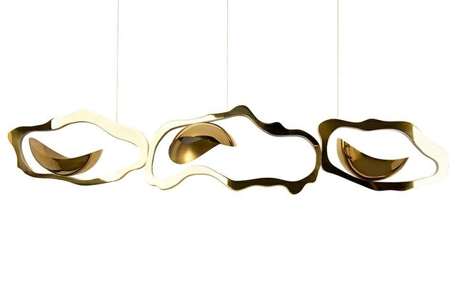 Chain 210 függőlámpa arany – LED, acél