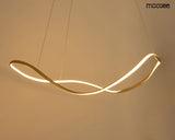 Waves 100 függőlámpa arany – LED, acél