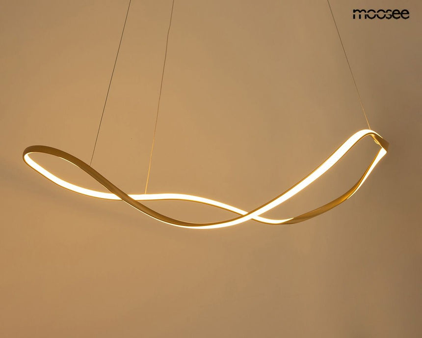 Waves 100 függőlámpa arany – LED, acél