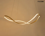 Waves 80 függőlámpa arany – LED, acél