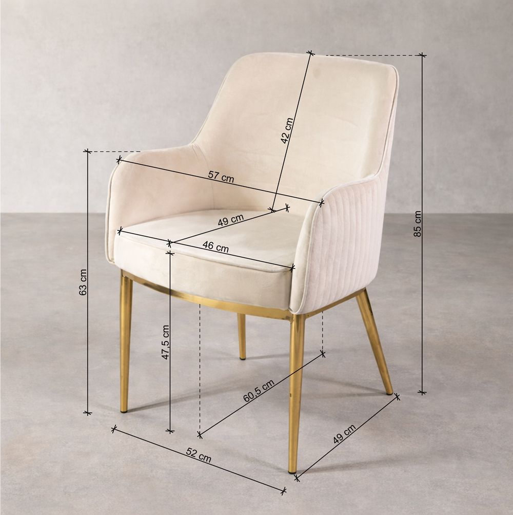 KL Nolan prémium étkezőszék fekete színben