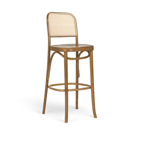 Paged Classic H-8136 bárszék fonott háttámlával, 75 cm ülésmagasság