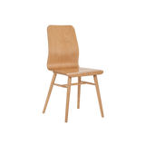Paged X-Chair A-2094 bükkfa éttermi szék esztergált lábbal