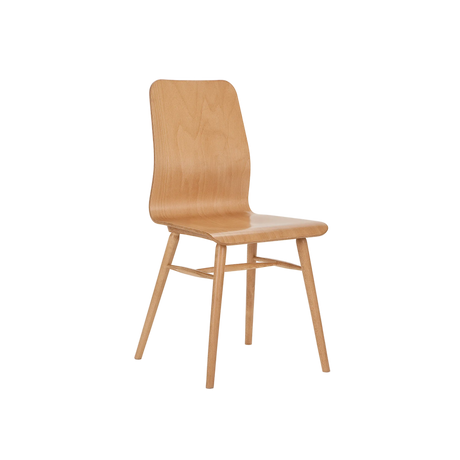Paged X-Chair A-2094 bükkfa éttermi szék esztergált lábbal