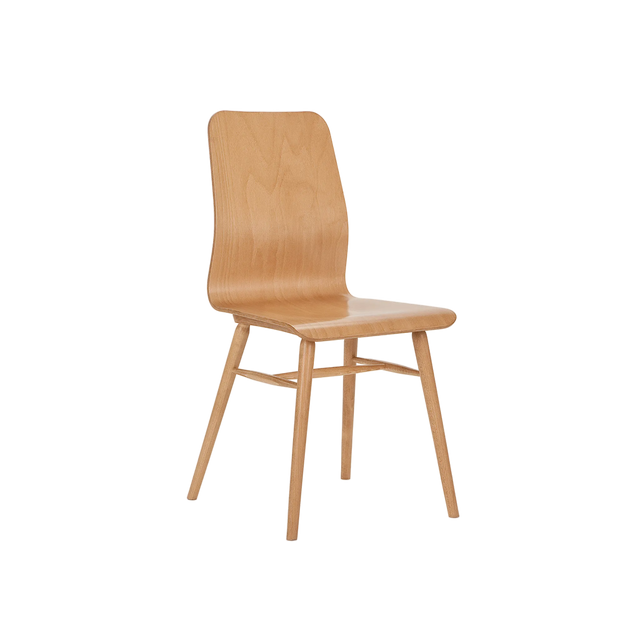 Paged X-Chair A-2094 bükkfa éttermi szék esztergált lábbal