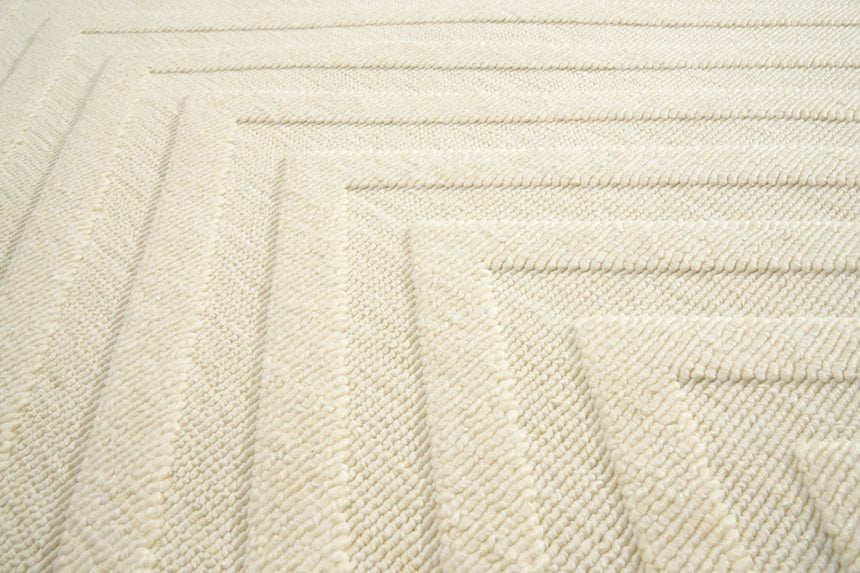 Acores II White kültéri szőnyeg szálszerkezet közelről