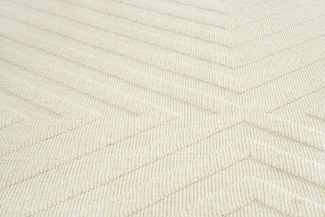 Acores II White kültéri szőnyeg szegélye közelről