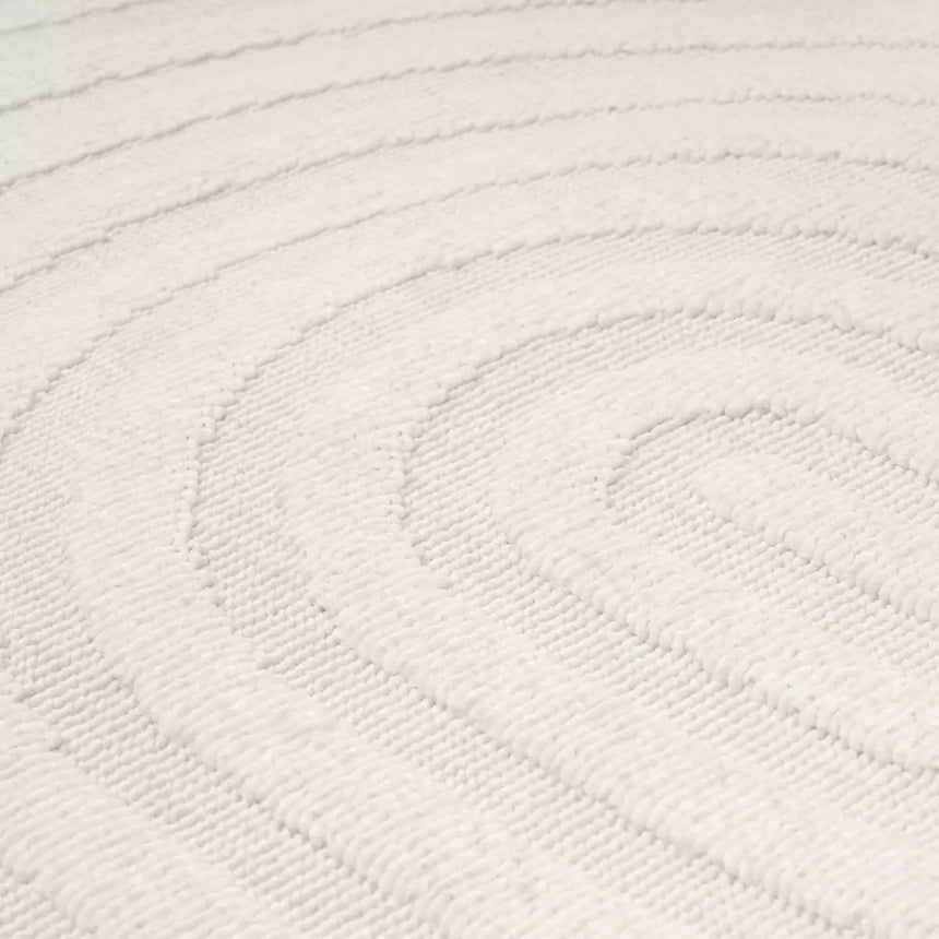 Acores White kültéri szőnyeg szálszerkezet közelről