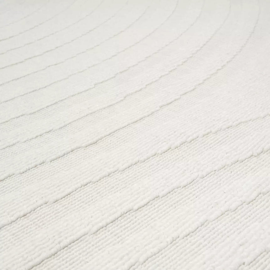 Acores White kültéri szőnyeg szegélye közelről