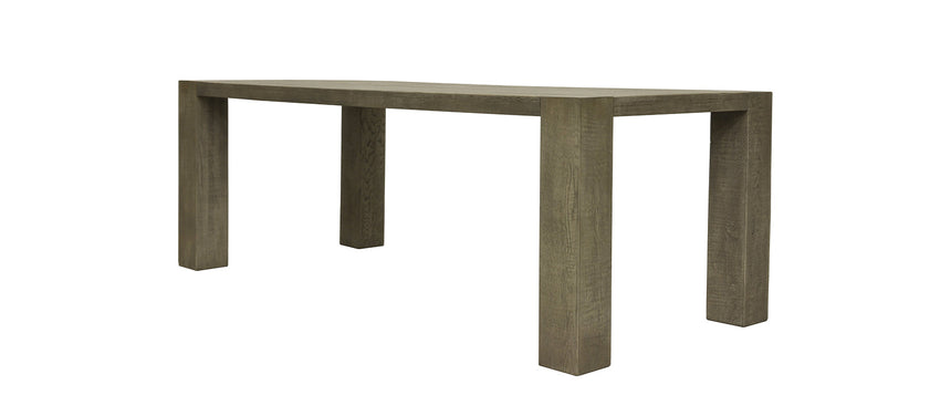 Alba Eco tömör tölgy étkezőasztal weathered felülettel