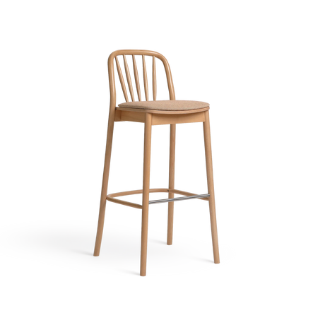 Paged Aldo H-1070 bárszék kárpitozott üléssel, 80 cm ülésmagasság