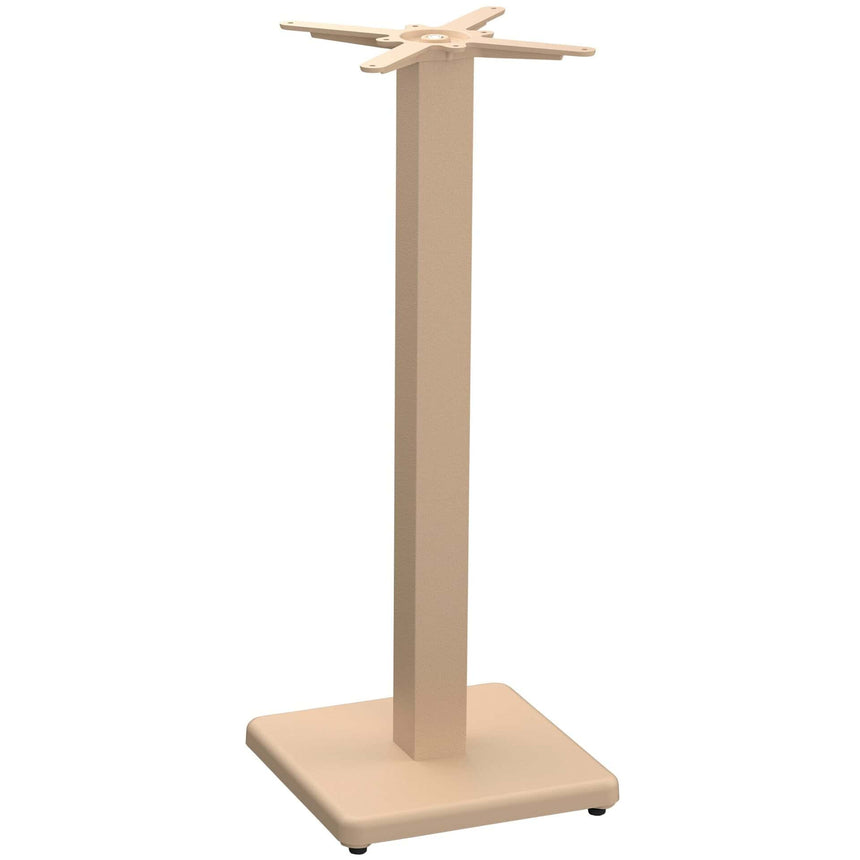 Ann bárasztal láb öntöttvas talppal, homok színben, 107 cm magas