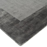 Aracelis Steel Grey viszkóz szőnyeg részlete enteriőrben