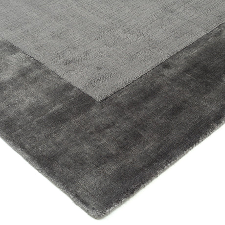 Aracelis Steel Grey viszkóz szőnyeg részlete enteriőrben