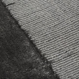 Aracelis Steel Grey viszkóz szőnyeg szálszerkezete közelről