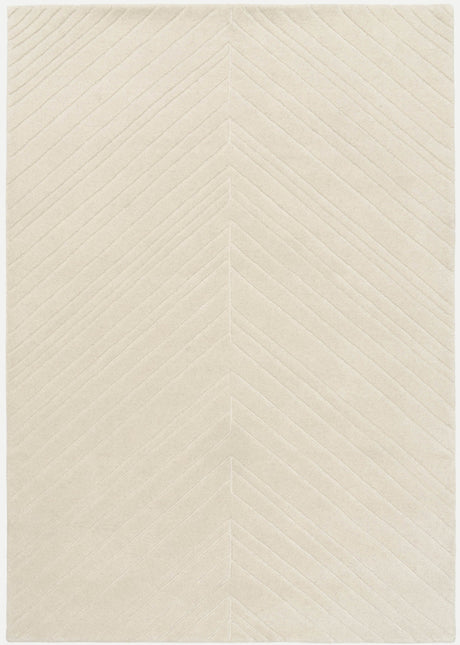 Arrow Beige gyapjú szőnyeg felülnézetből, bézs színben