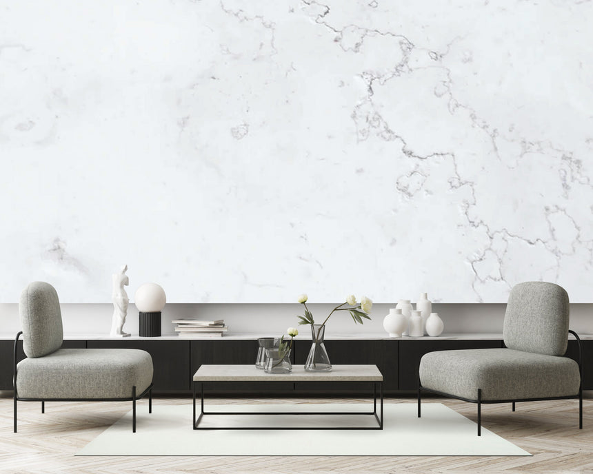 Basic White modern szőnyeg berendezett szobában