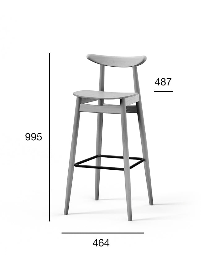 Fameg Finn BST-1609/1 bárszék bárpult mellett, vendéglátó térben