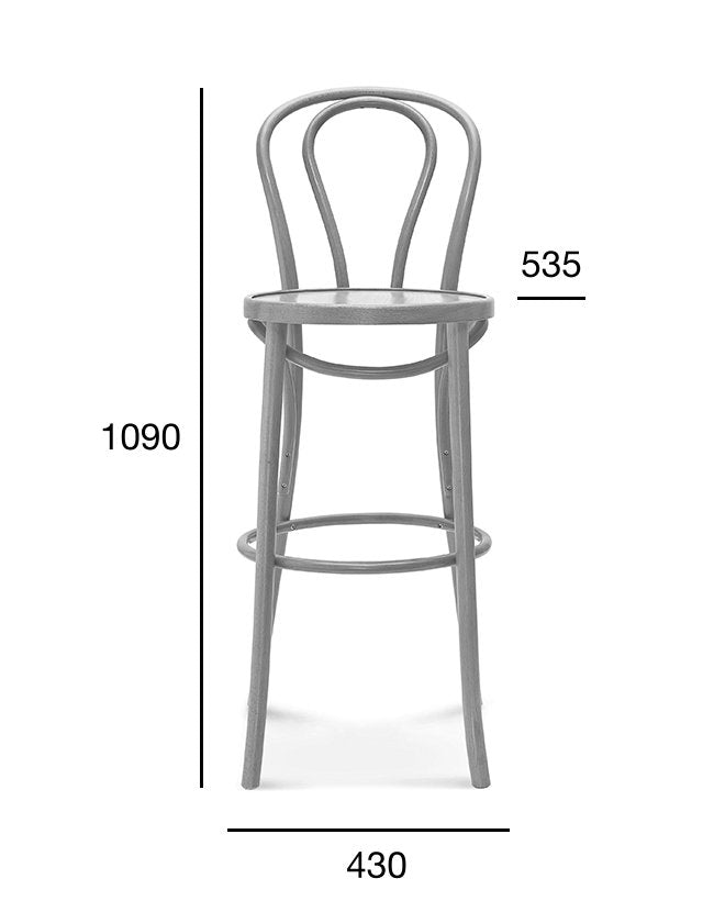 Fameg BST-18 bárszék bárpult mellett, vendéglátó térben
