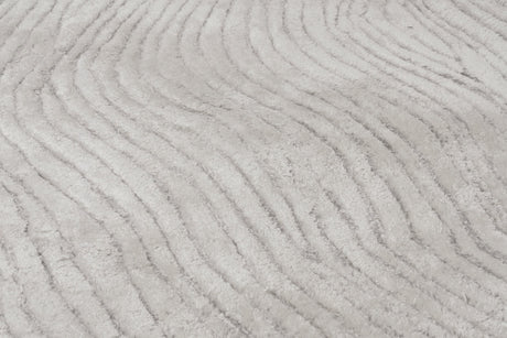 Canyon Beige viszkóz szőnyeg szálszerkezete közelről