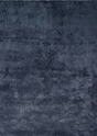 Canyon Dark Blue viszkóz szőnyeg felülnézetből, mély kék színben