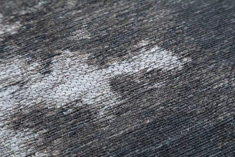 Carrara Gray modern szőnyeg szálszerkezete makróban