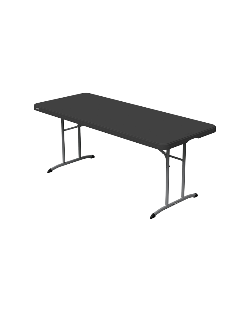 Összecsukható catering asztal 183×76 cm fehér lappal