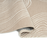 Etna Beige modern szőnyeg nappaliban