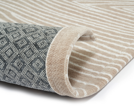 Etna Beige modern szőnyeg szálszerkezet közelről