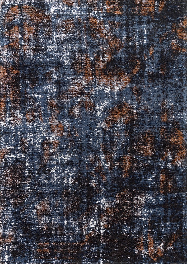 Flame Rusty Blue modern szőnyeg enteriőrben