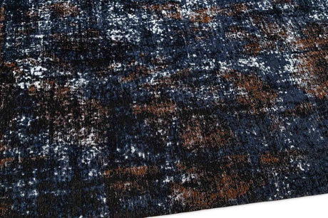 Flame Rusty Blue modern szőnyeg mintázatának részlete