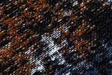 Flame Rusty Blue modern szőnyeg szálszerkezete közelről