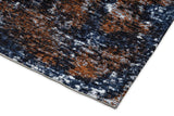Flame Rusty Blue modern szőnyeg sarokrészlete