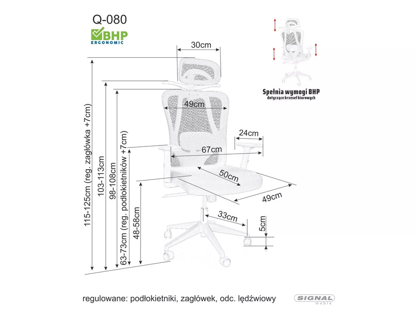 Irodaszék Q-080