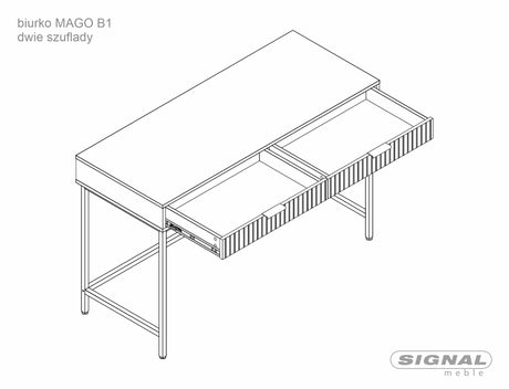 Íróasztal Mago B1
