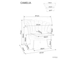 Fotel Camellia 1 Velvet I.