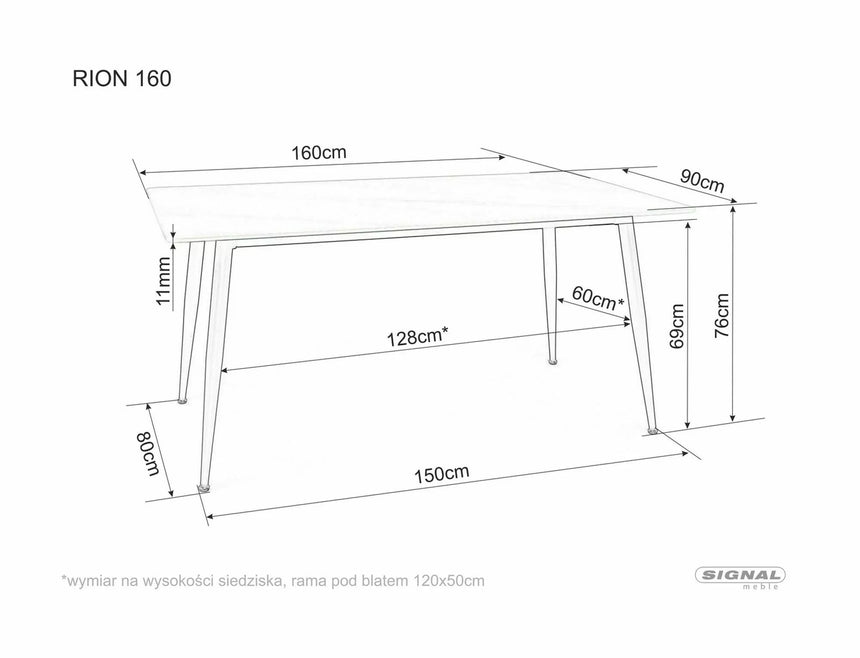 Asztal Rion 160 I.