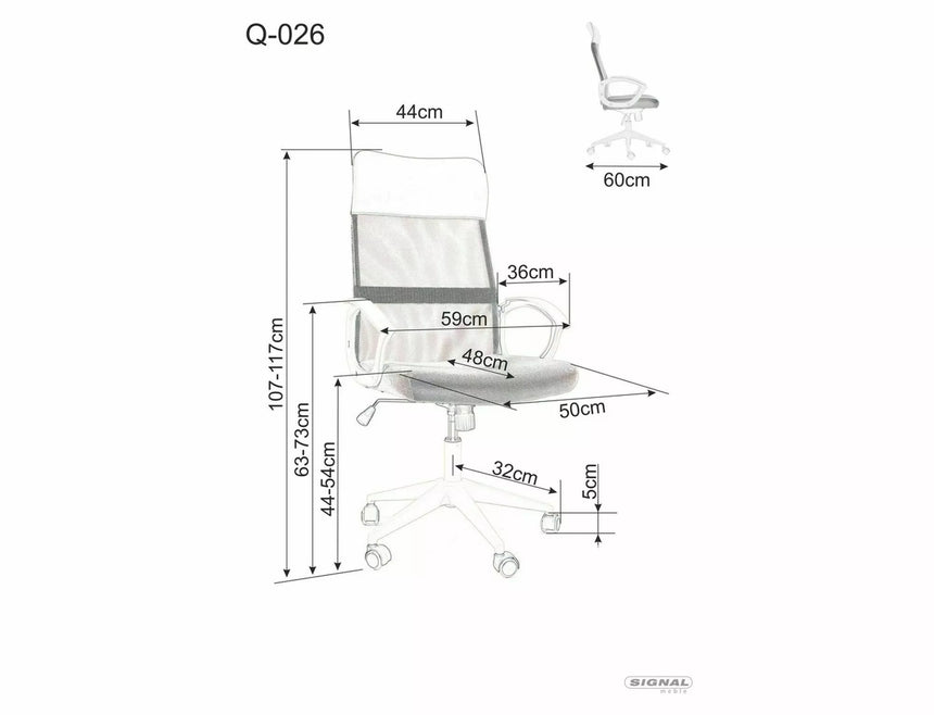Irodaszék Q-026 I.