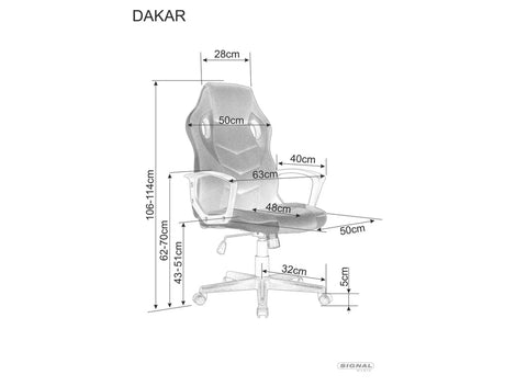 Irodaszék Dakar I.