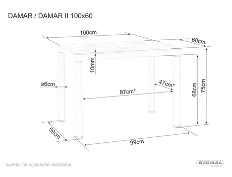 Damar asztal I.