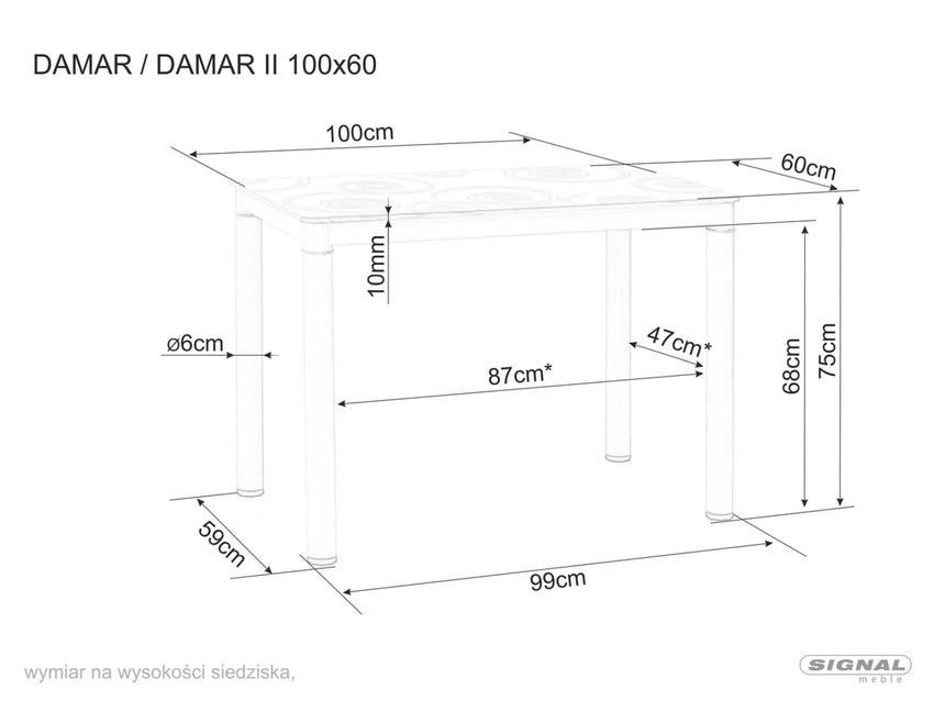 Damar asztal VII.