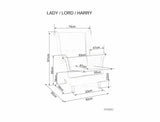Lady Velvet fotel V.
