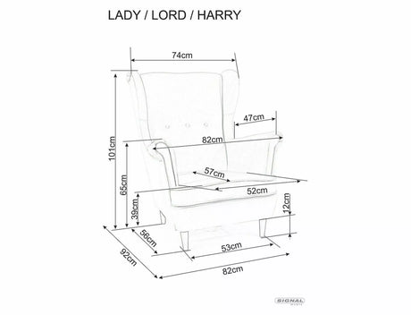 Harry Velvet fotel VIII.