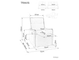 Kanapé Travis 2 Velvet