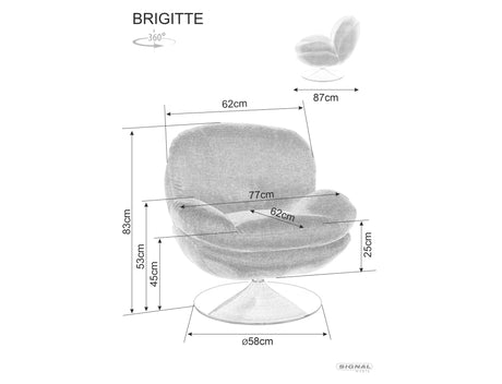 Fotel Brigitte Brego I.