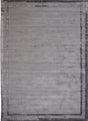 Frame Steel Gray viszkóz szőnyeg felülnézetből, acélszürke színben