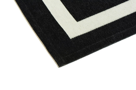 Hampton Black modern szőnyeg mintázatának részlete